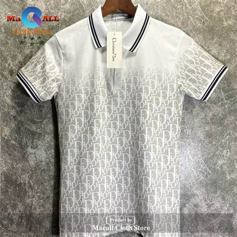 dior white polo|christian Dior men polo shirt.